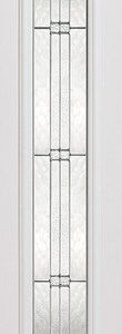 External Elegant White Sidelight Double Glazed GRP Composite Door